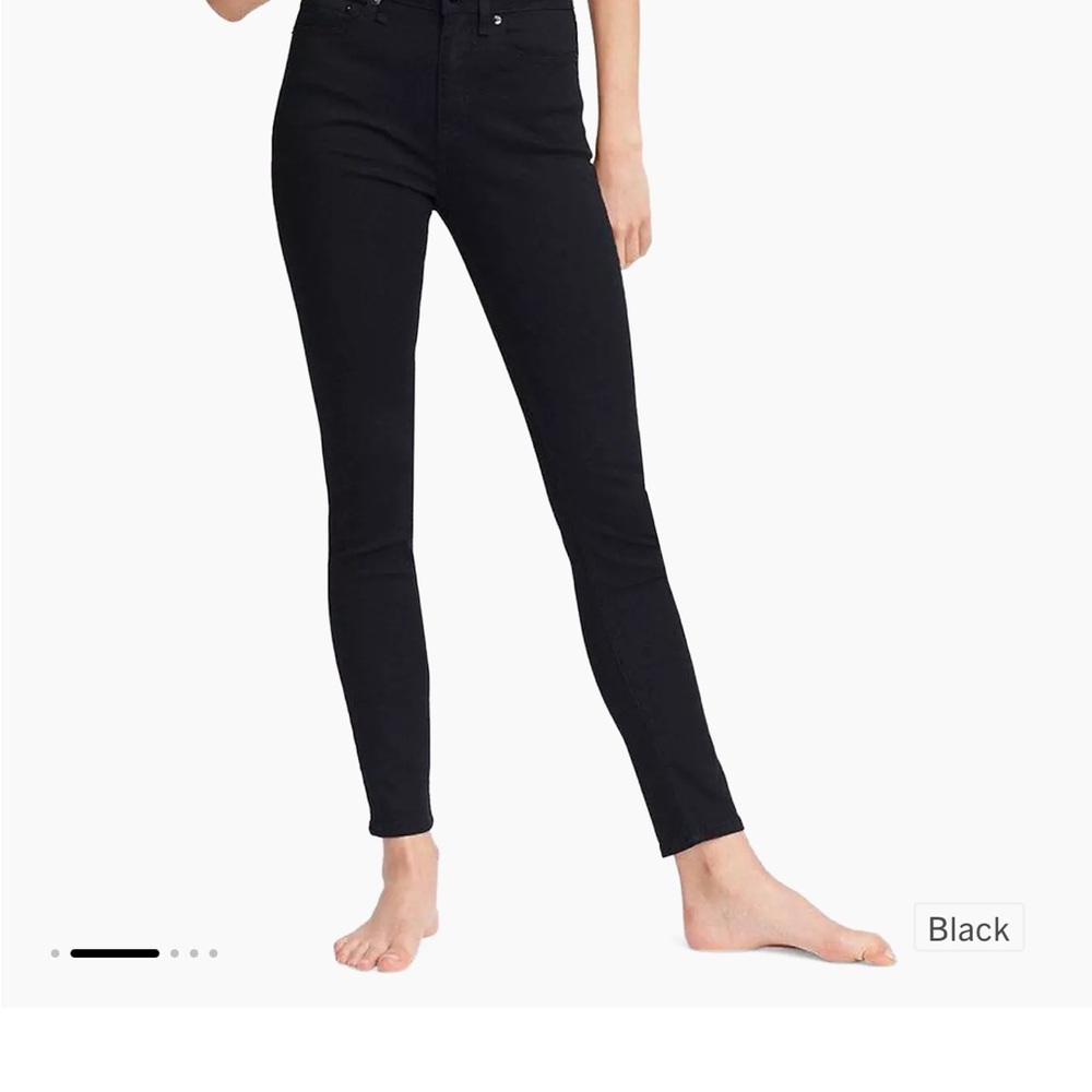 rag & bone Women's Jet Black Skinny Jeans